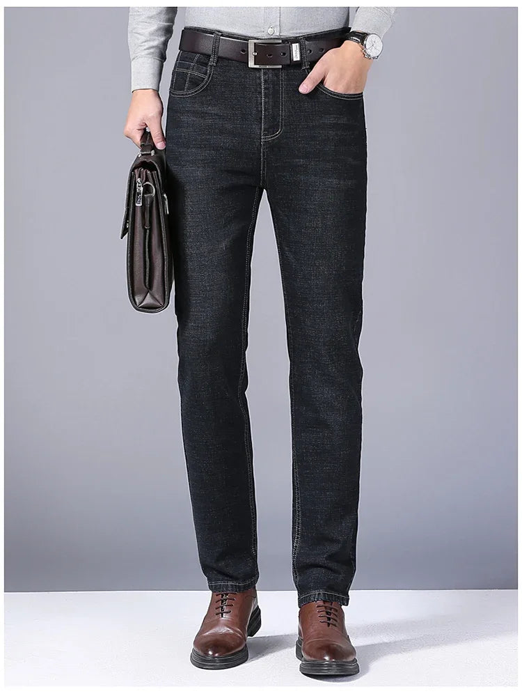 Men's Slim Fit Stretch Denim Jeans - Lightweight — product view