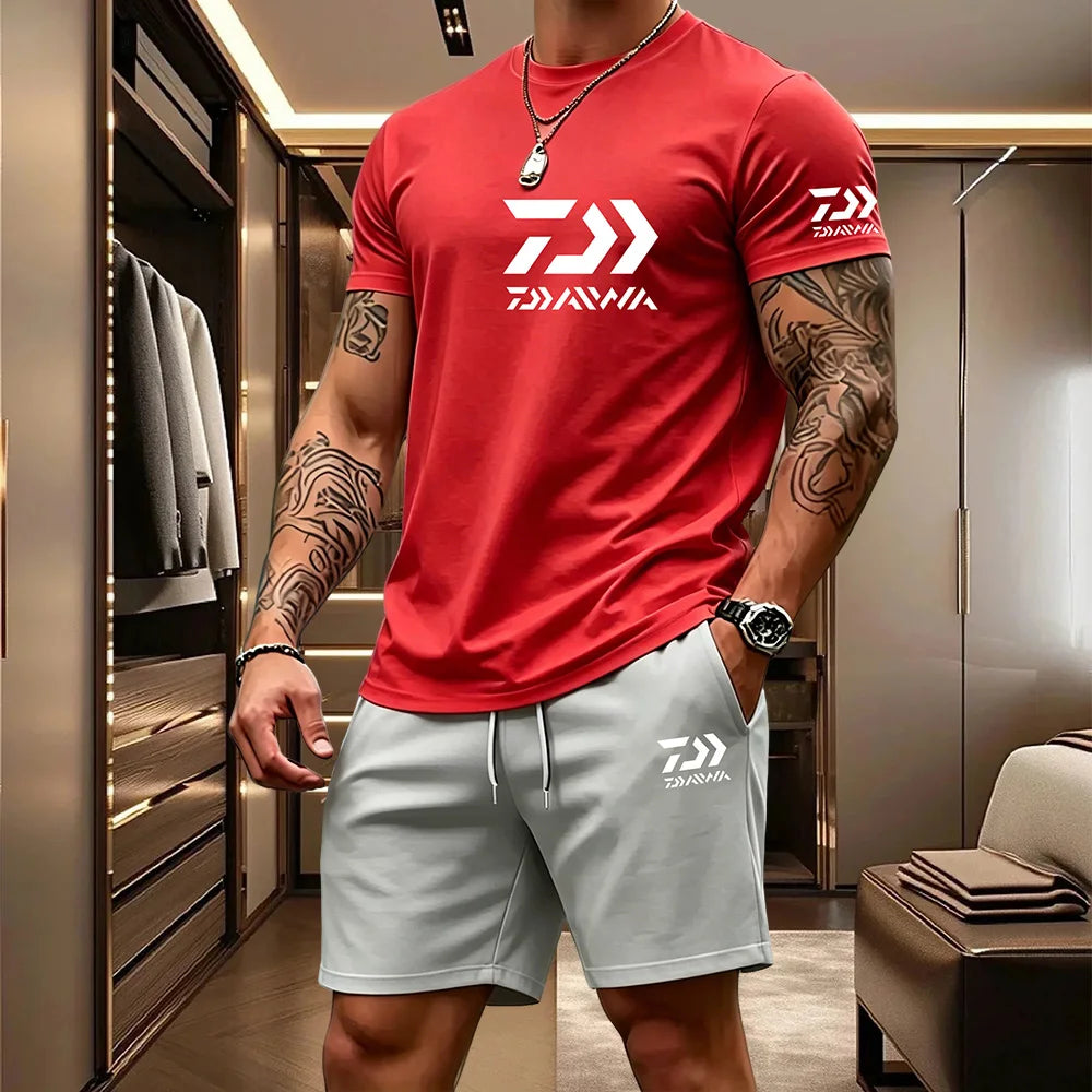 Men's Top & Shorts Set
