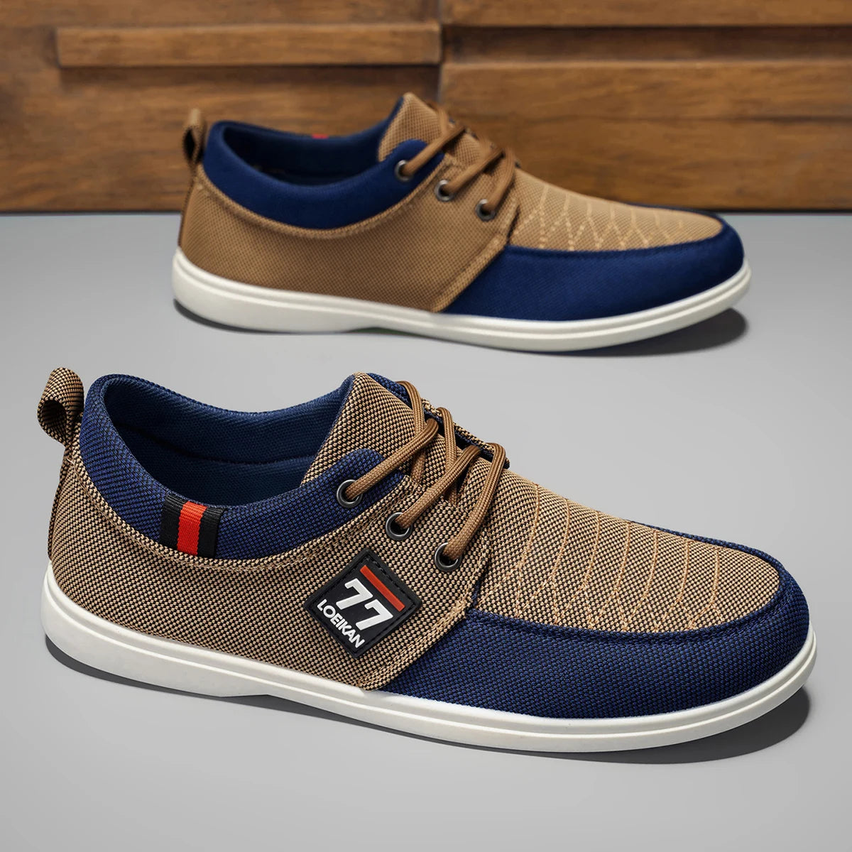 Baskets en toile pour homme