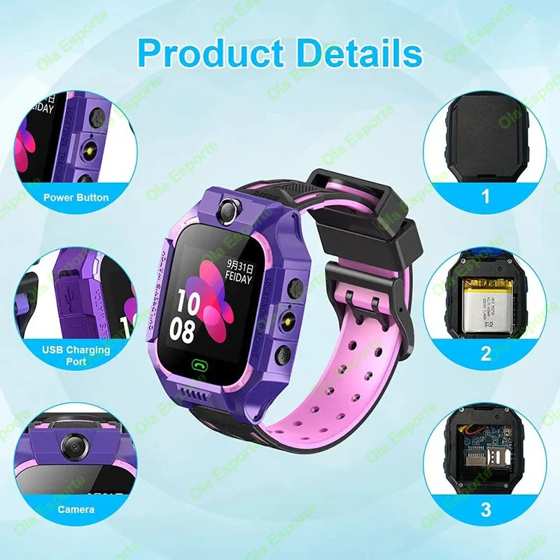 Children's 1.44-Inch Calling Smartwatch