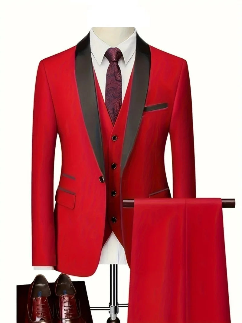 Men's Slim Fit Formal Suit & Blazer Options