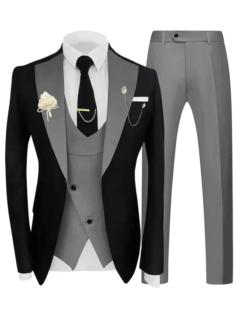 Men's Three-Piece Formal Suit