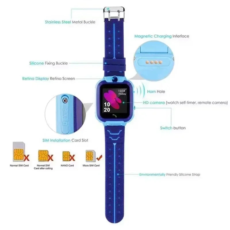 Children's 1.44-Inch Calling Smartwatch