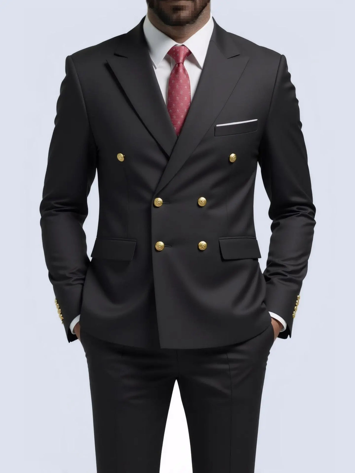 Men's Double-Breasted Occasion Suit