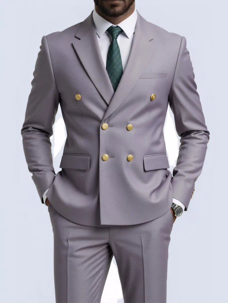 Men's Double-Breasted Occasion Suit