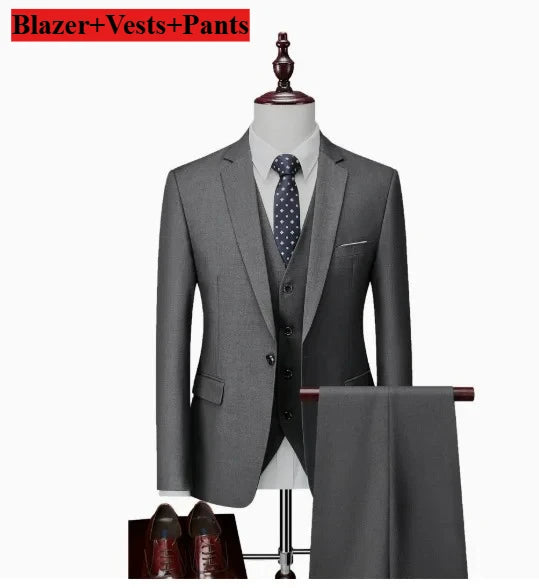 Men's British-Inspired Wedding Suit