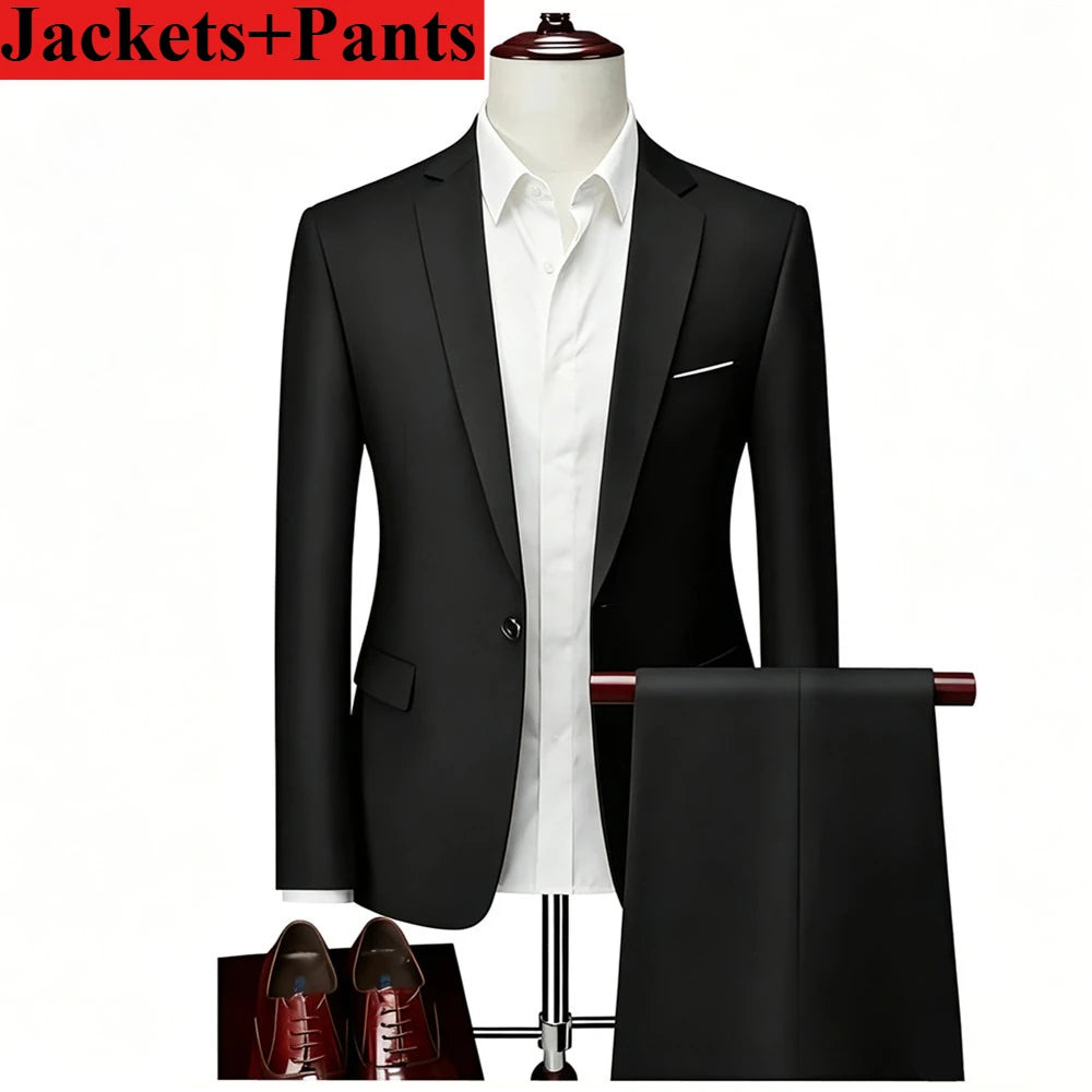 Men's British-Inspired Wedding Suit