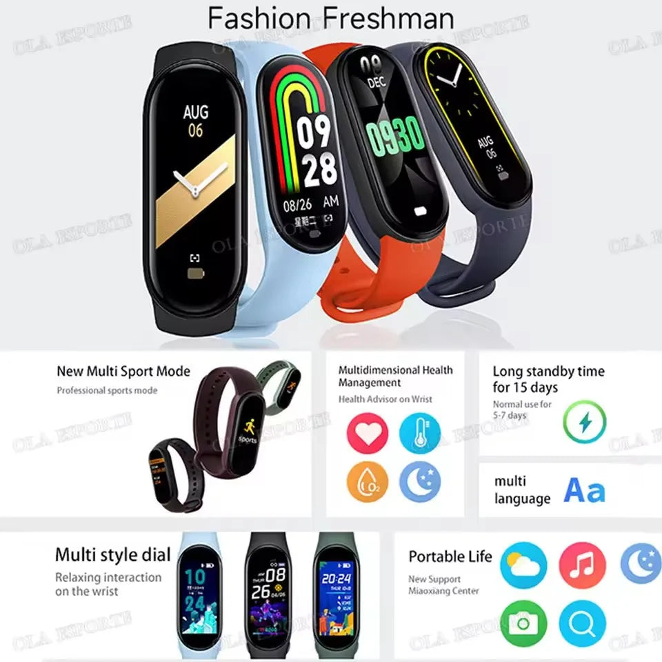 1.2-Inch Everyday Smartwatch with Music Control