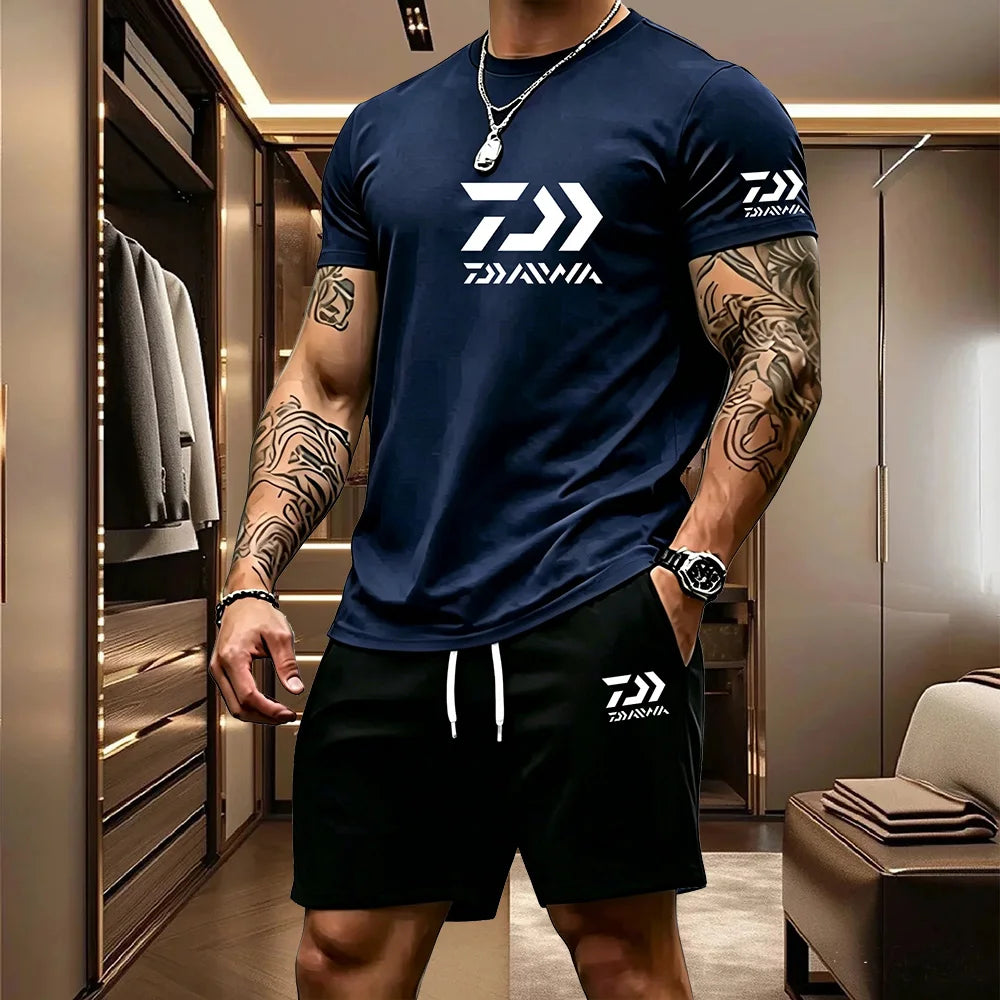 Men's Top & Shorts Set