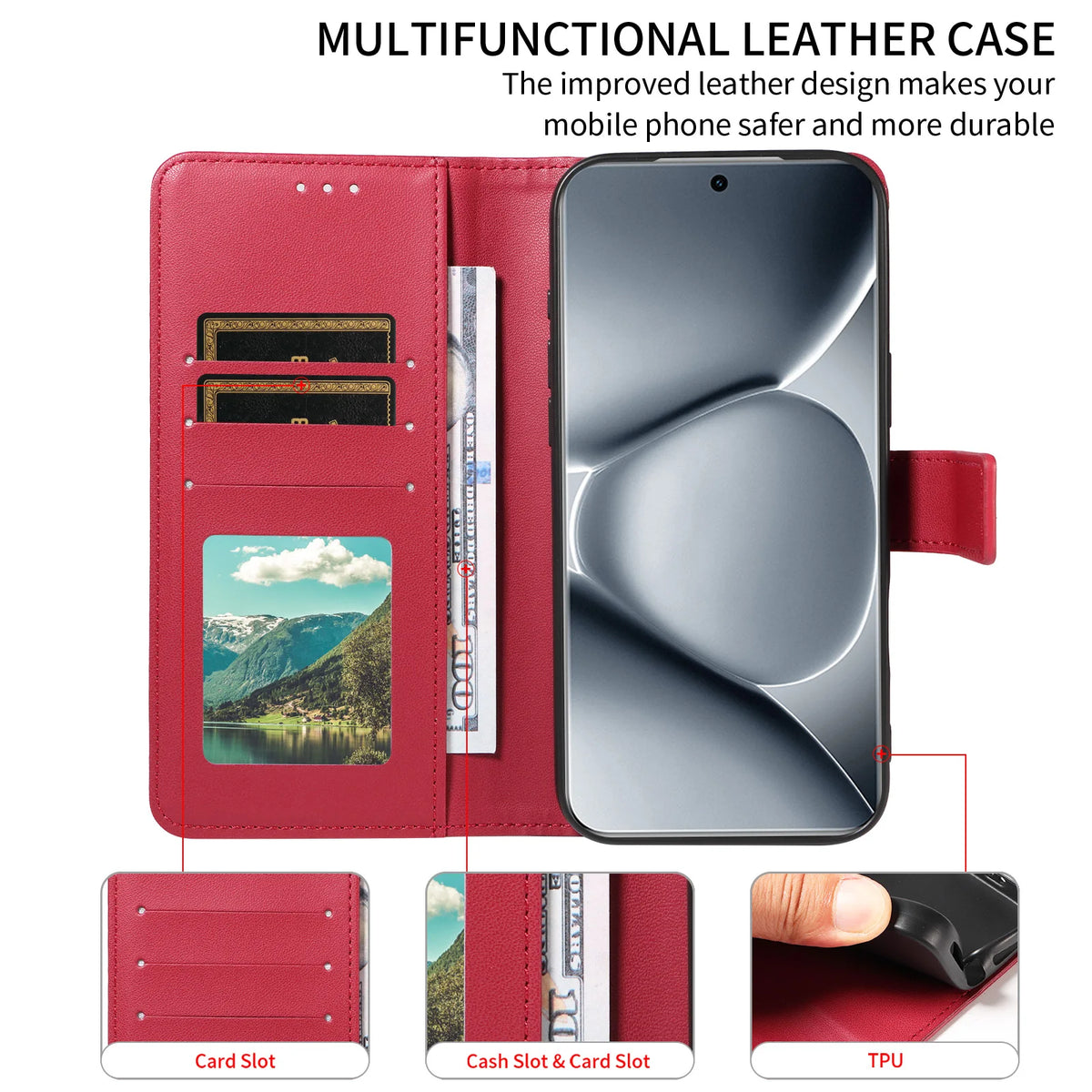 Floral Embossed Flip Wallet Phone Case for Redmi Note 15 Pro+, Redmi Note 15 5G, Redmi Note 8, Redmi Note 8 Pro, Redmi 9A, Redmi Note 9S, Redmi Note 11 Pro, Redmi Note 9 Pro, Redmi Note 11 4G, Redmi Note 11S, Redmi Note 12 Pro+ & More Models