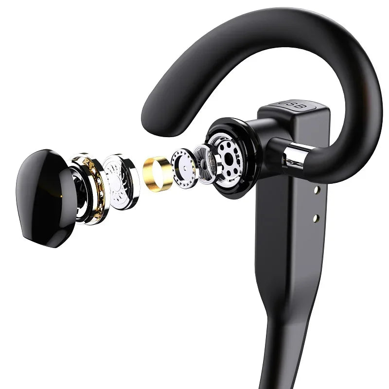 Rotating Bluetooth 5.0 Business Earpiece with Charging Case