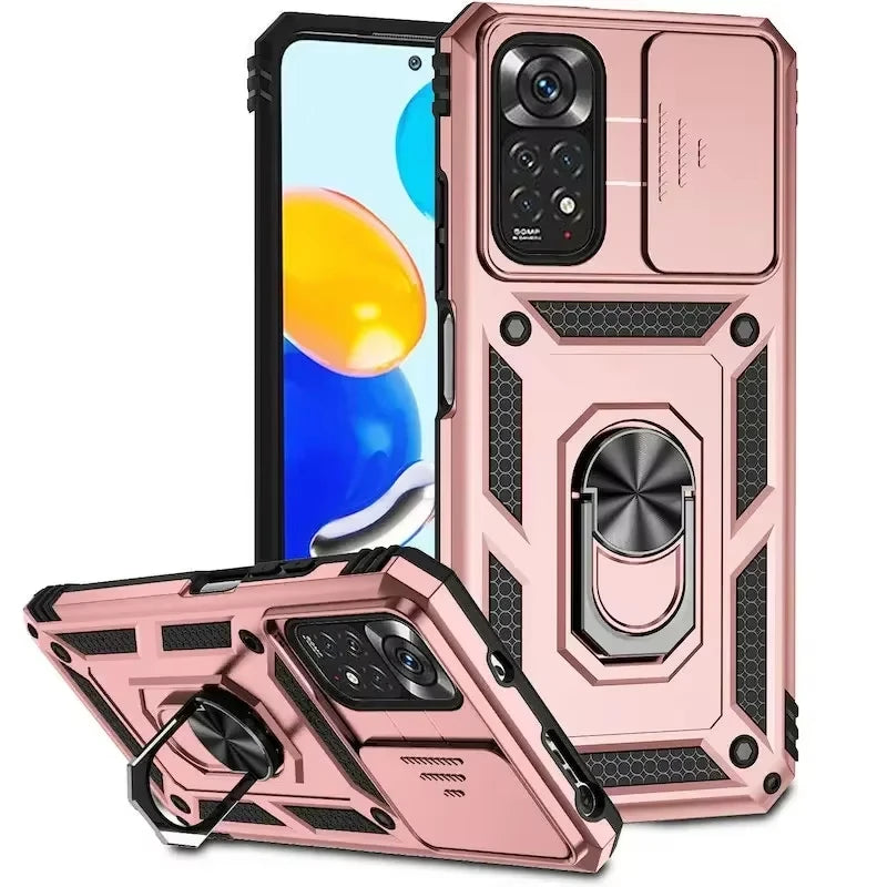 Kickstand Phone Case for Redmi Note 12 Pro 5G, Redmi Note 12 Pro 4G, Redmi Note 11 4G, Redmi Note 11S 4G, Redmi Note 13 Pro 5G, Redmi Note 13 Pro 4G, Redmi Note 12 5G, Redmi 12C, Redmi Note 11 Pro 5G, Redmi Note 11 Pro & More Models