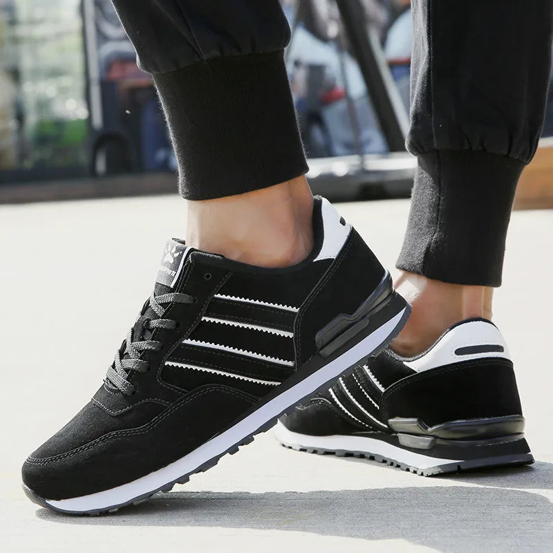 Men's Suede-Style Casual Sneakers