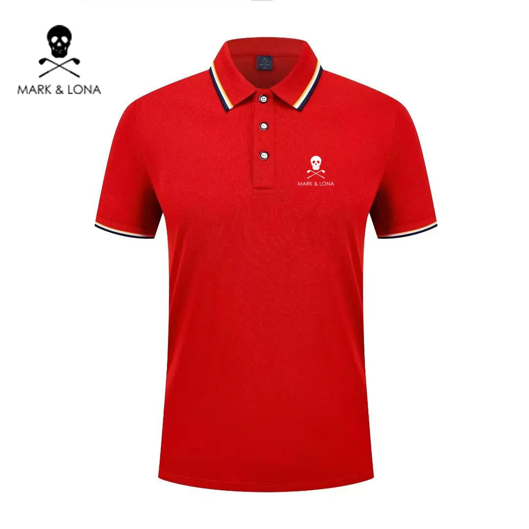 Men's Graphic Print Short-Sleeve Polo Shirt