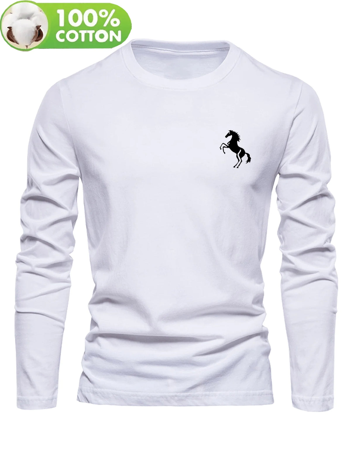 Men's Long-Sleeve Casual T-Shirt