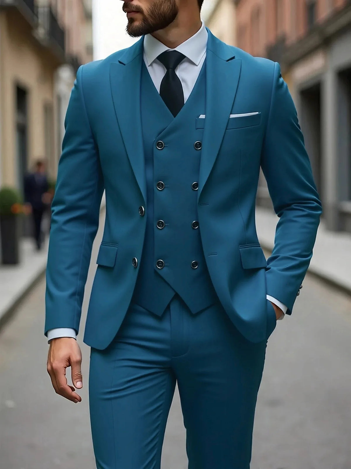Men's Classic Three-Piece Tuxedo Suit