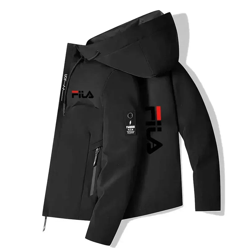 Men's Hooded Zip-Up Jacket