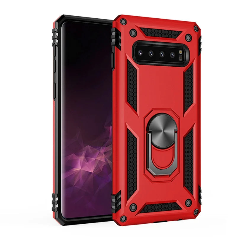 Ring Stand Phone Case for Samsung Galaxy S10, Note 9, S10 Plus, S10E, S9, S8 Plus, Note 8, S9 Plus, A50, S8, A70, A20, S10 5G, A40, A30
