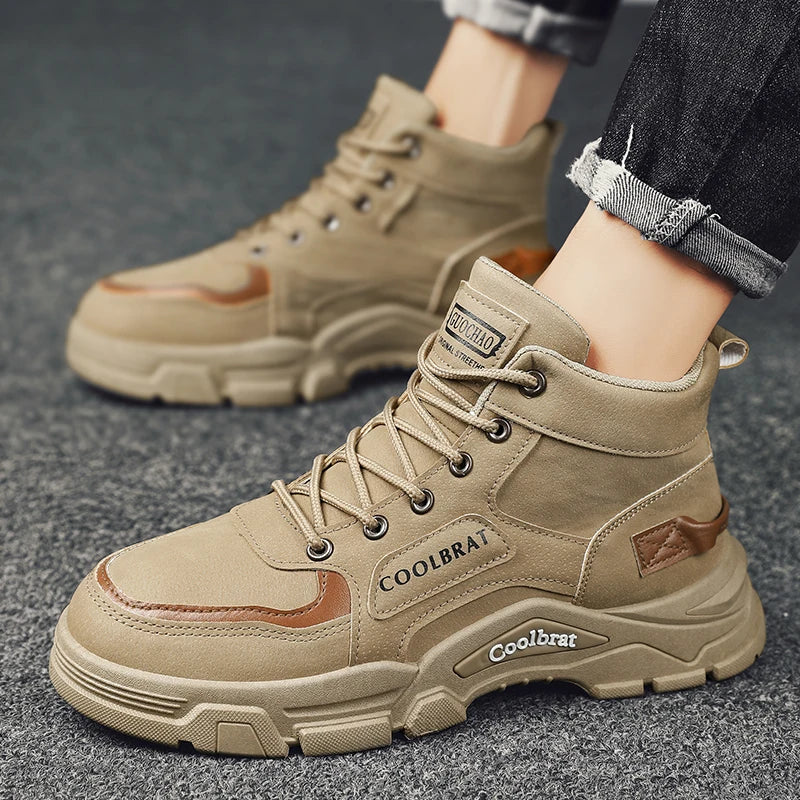 Chaussures décontractées à lacets pour homme