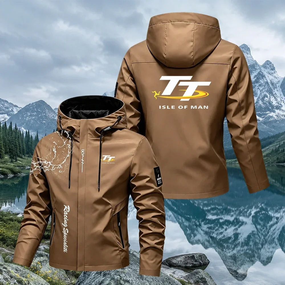 Men's Hooded Zip-Up Jacket