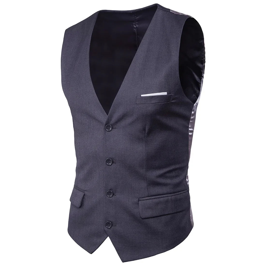 Men's Slim Fit Formal Waistcoat