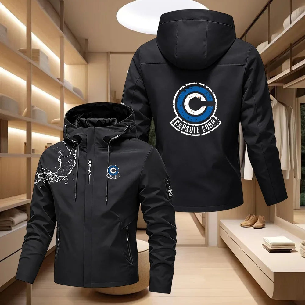 Men's Hooded Zip-Up Jacket