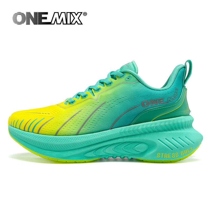 Unisex White Cushioned Running-Style Shoes