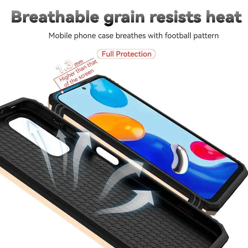 Kickstand Phone Case for Redmi Note 12 Pro 5G, Redmi Note 12 Pro 4G, Redmi Note 11 4G, Redmi Note 11S 4G, Redmi Note 13 Pro 5G, Redmi Note 13 Pro 4G, Redmi Note 12 5G, Redmi 12C, Redmi Note 11 Pro 5G, Redmi Note 11 Pro & More Models