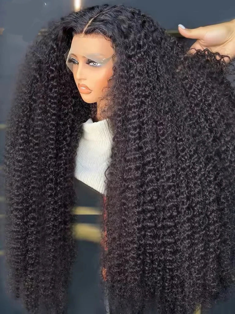 Jerry Curly HD Full Lace Frontal 13x4x1 Wig Preplucked with Baby Hair - OSASCO