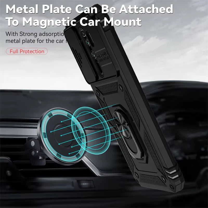 Kickstand Phone Case for Redmi 9C, Redmi 9C NFC, Redmi 9A, Redmi 10 4G, Redmi Note 9S, Redmi Note 9 Pro, Redmi Note 8 Pro, Redmi Note 10 Pro, Redmi 10A, Redmi 10C, Redmi Note 10 4G, Redmi Note 10S
