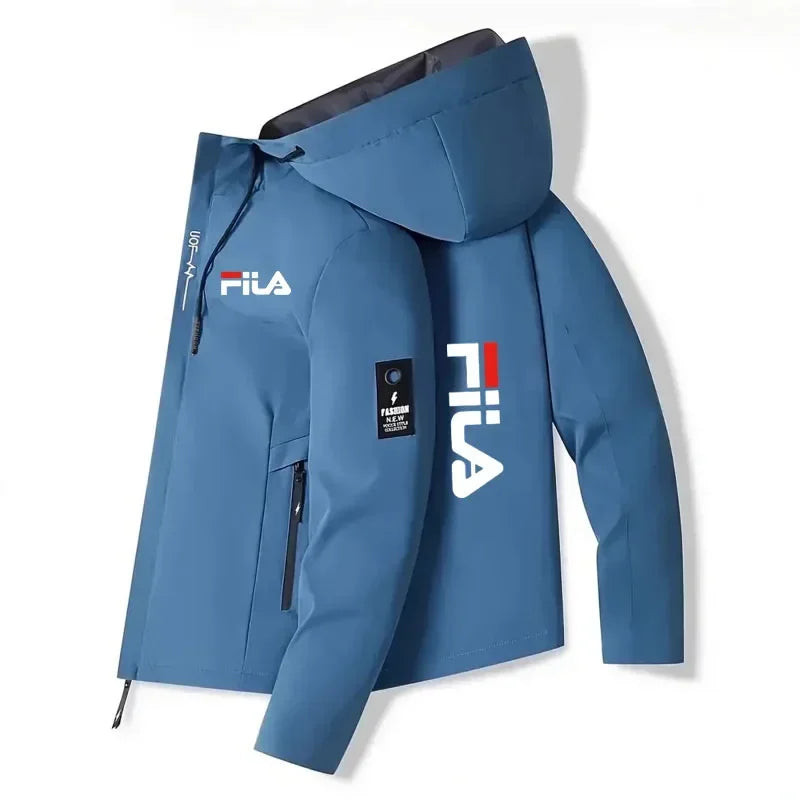 Men's Hooded Zip-Up Jacket