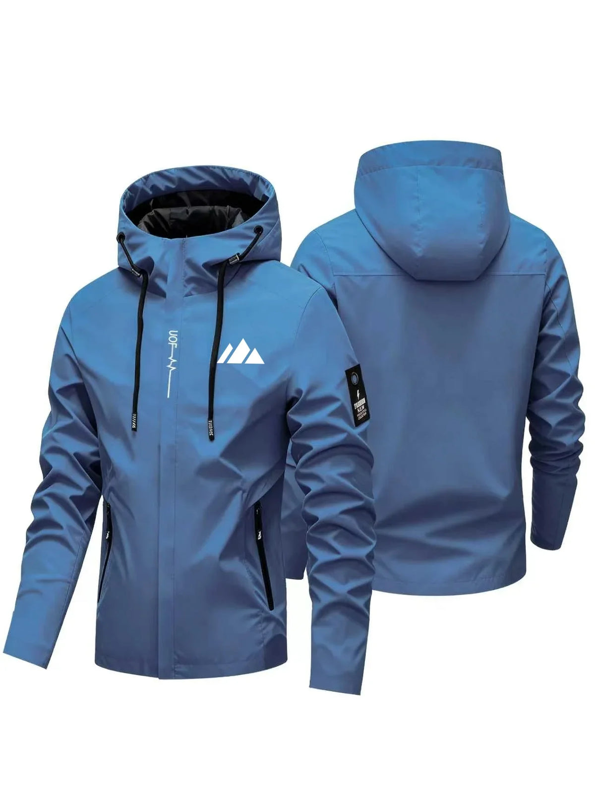 Men's Hooded Zip-Up Jacket