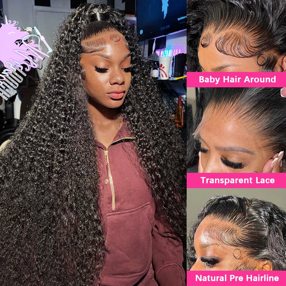 Deep Wave Lace Front Wig — product view