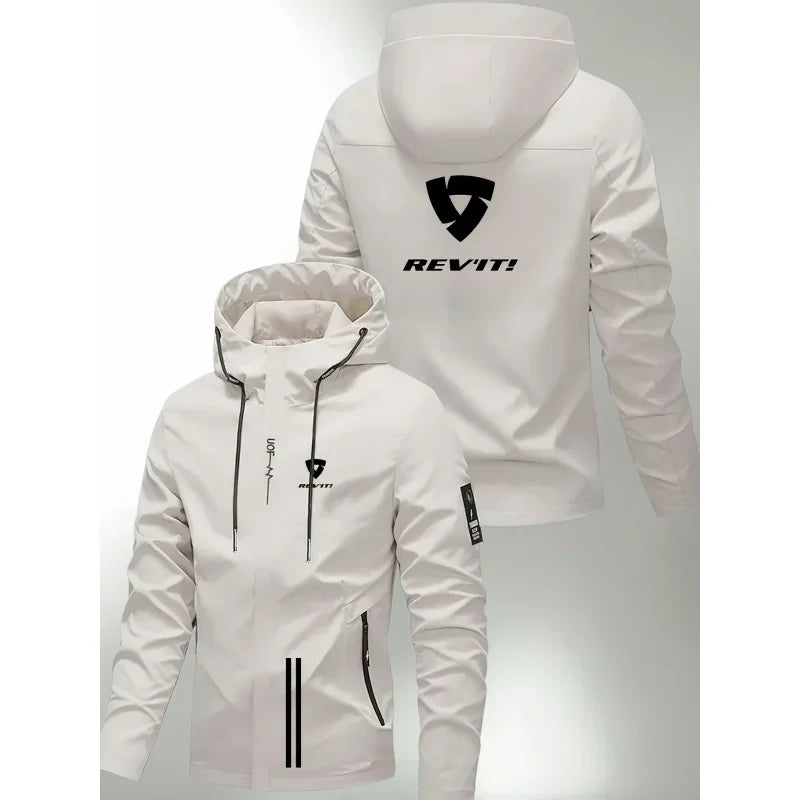 Men's Hooded Zip-Up Jacket
