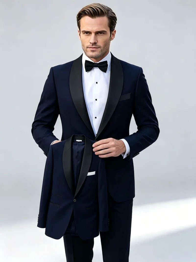 Men's One-Button Two-Piece Suit