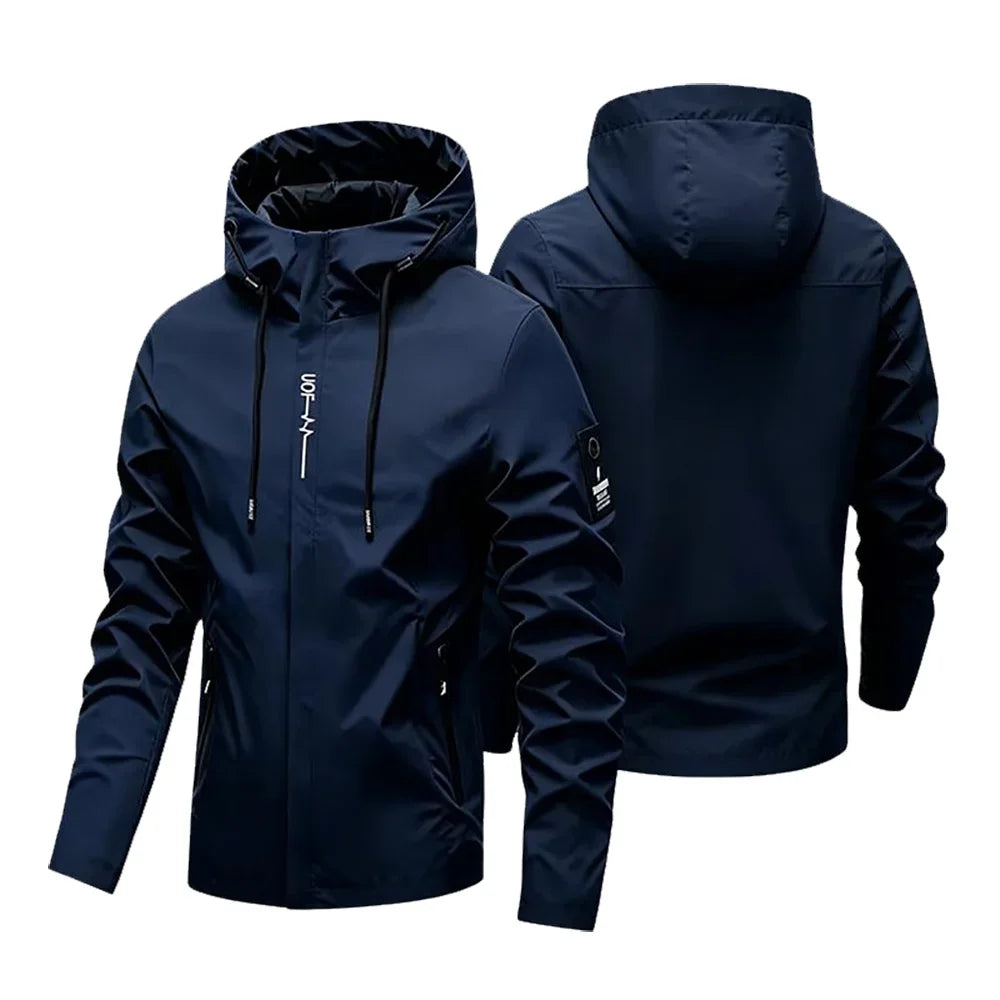 Men's Hooded Zip-Up Jacket