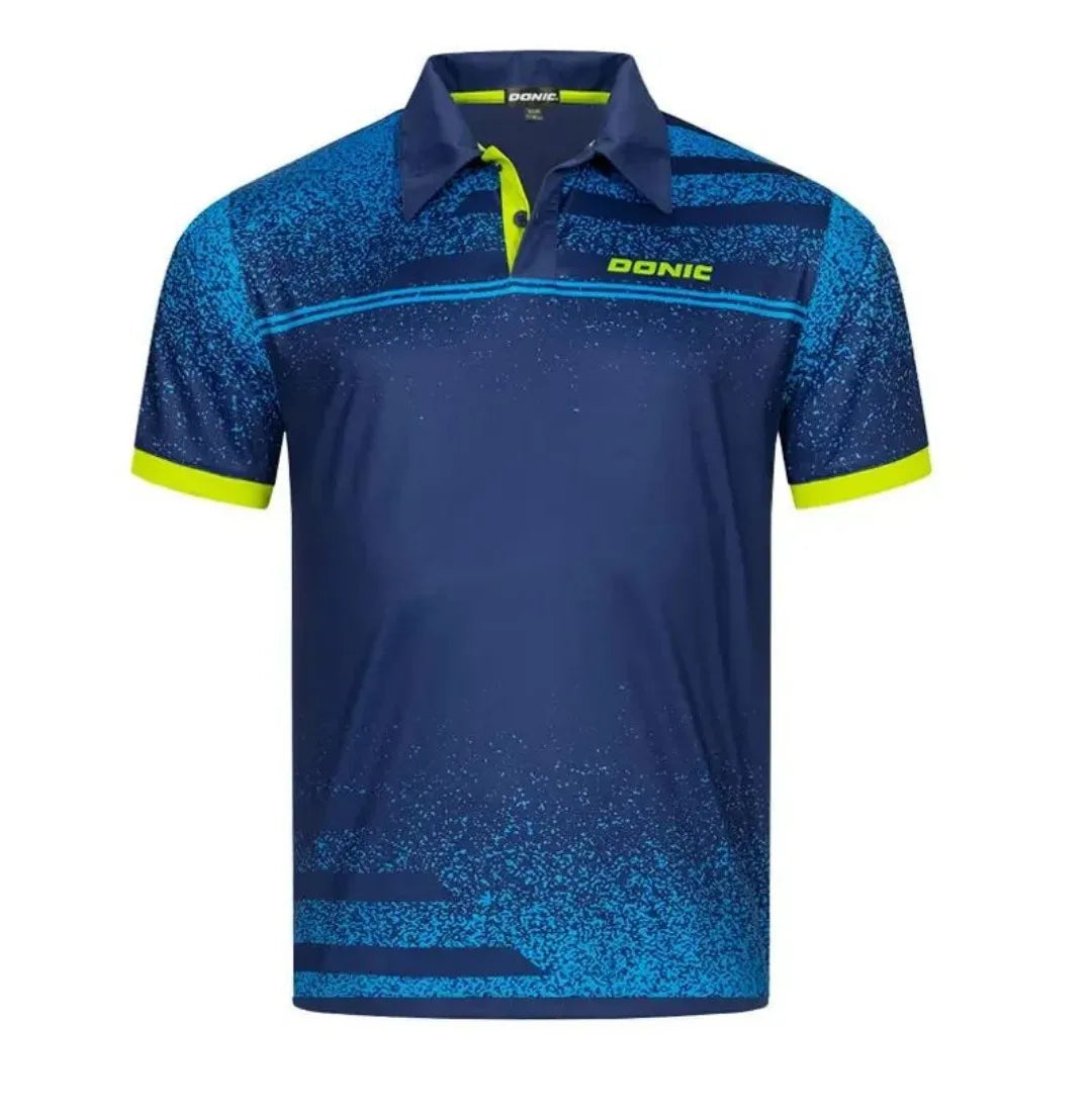 Men's Graphic Print Polo Shirt