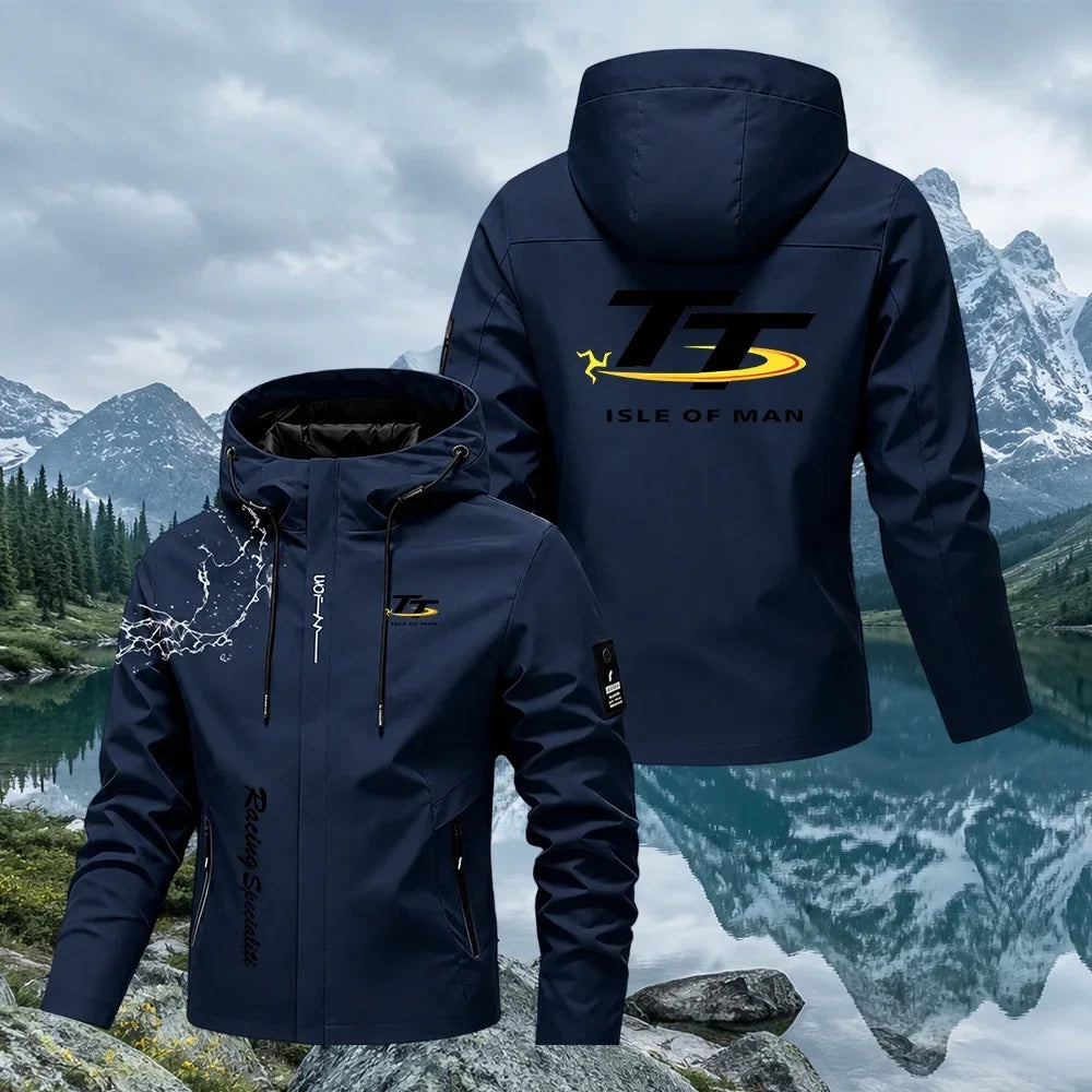 Men's Hooded Zip-Up Jacket