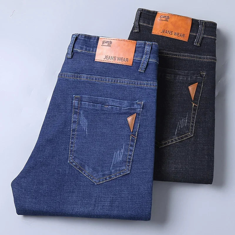 Men's Slim Fit Stretch Denim Jeans - Lightweight — product view