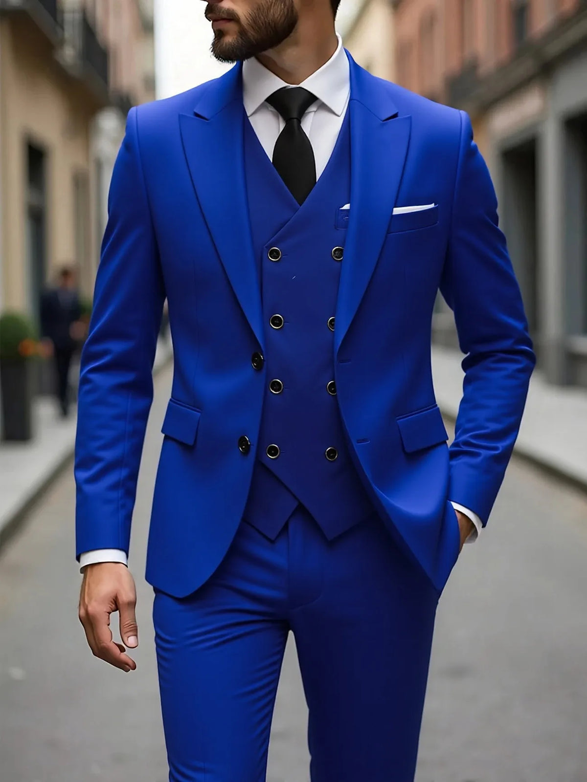 Men's Classic Three-Piece Tuxedo Suit