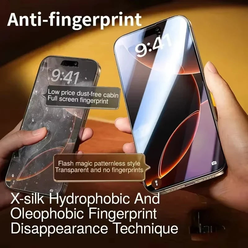Clear & Privacy Tempered Glass Screen Protector Options for iPhone 16, iPhone 16 Plus, iPhone 15 Plus, iPhone 14, iPhone 16e, iPhone X, iPhone Air, iPhone 13, iPhone 12, iPhone 15, iPhone 11, iPhone 11 Pro, iPhone 17 Pro & More Models