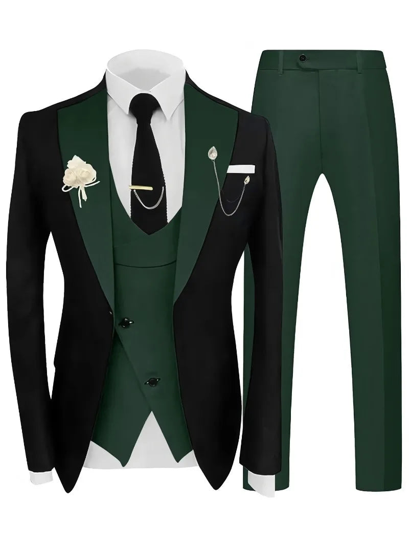 Men's Three-Piece Formal Suit