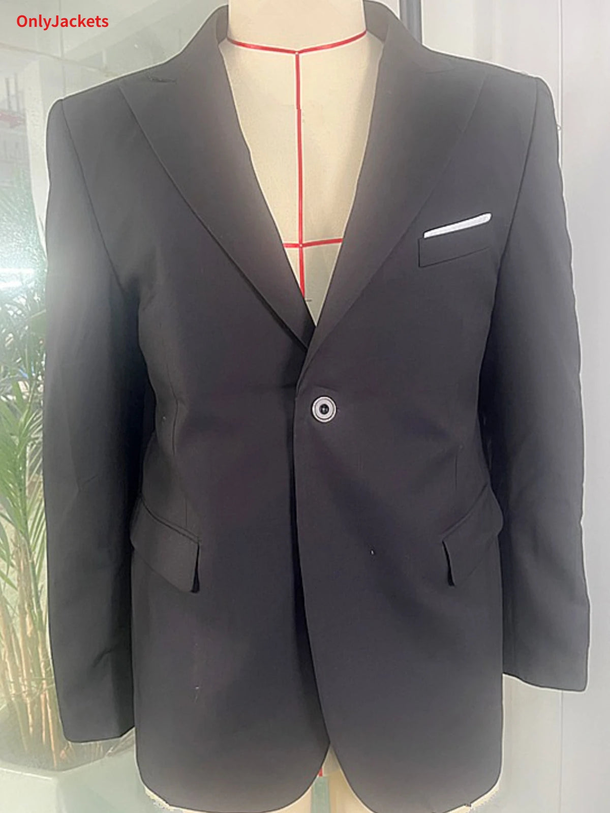 Men's Single-Breasted Pocket Suit