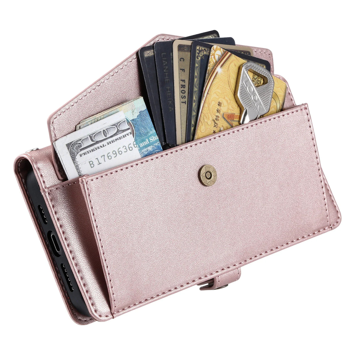 Crossbody Wallet Phone Case with Card Pocket for iPhone 15 Pro, iPhone 15 Plus 14 Plus, iPhone 13 Pro Max, iPhone 14 Pro, iPhone 17 or 18, iPhone 15, iPhone 14 Pro Max, iPhone SE2 SE3 7 8, iPhone 11, iPhone XR, iPhone 16 & More Models