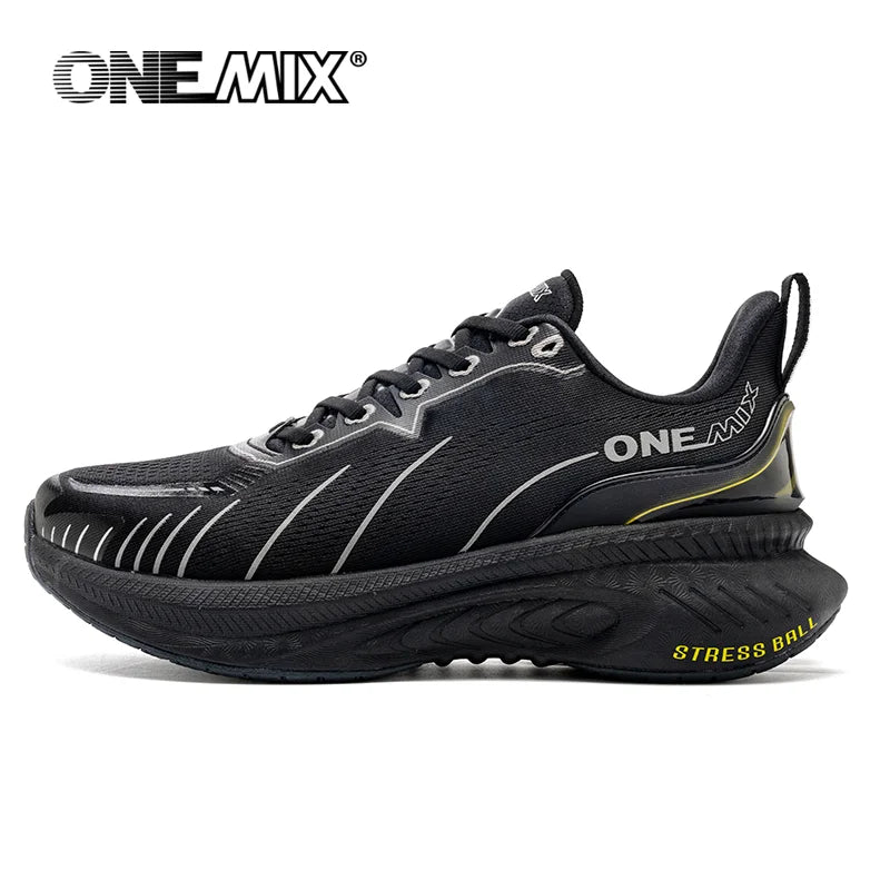 Unisex White Cushioned Running-Style Shoes