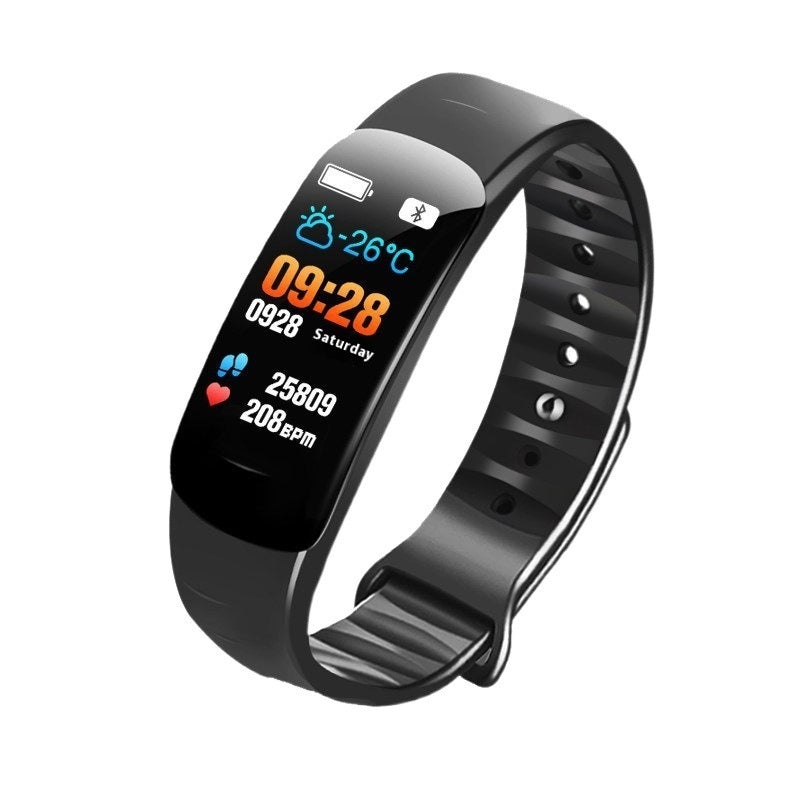 Colour-Screen Bluetooth Step-Tracking Watch
