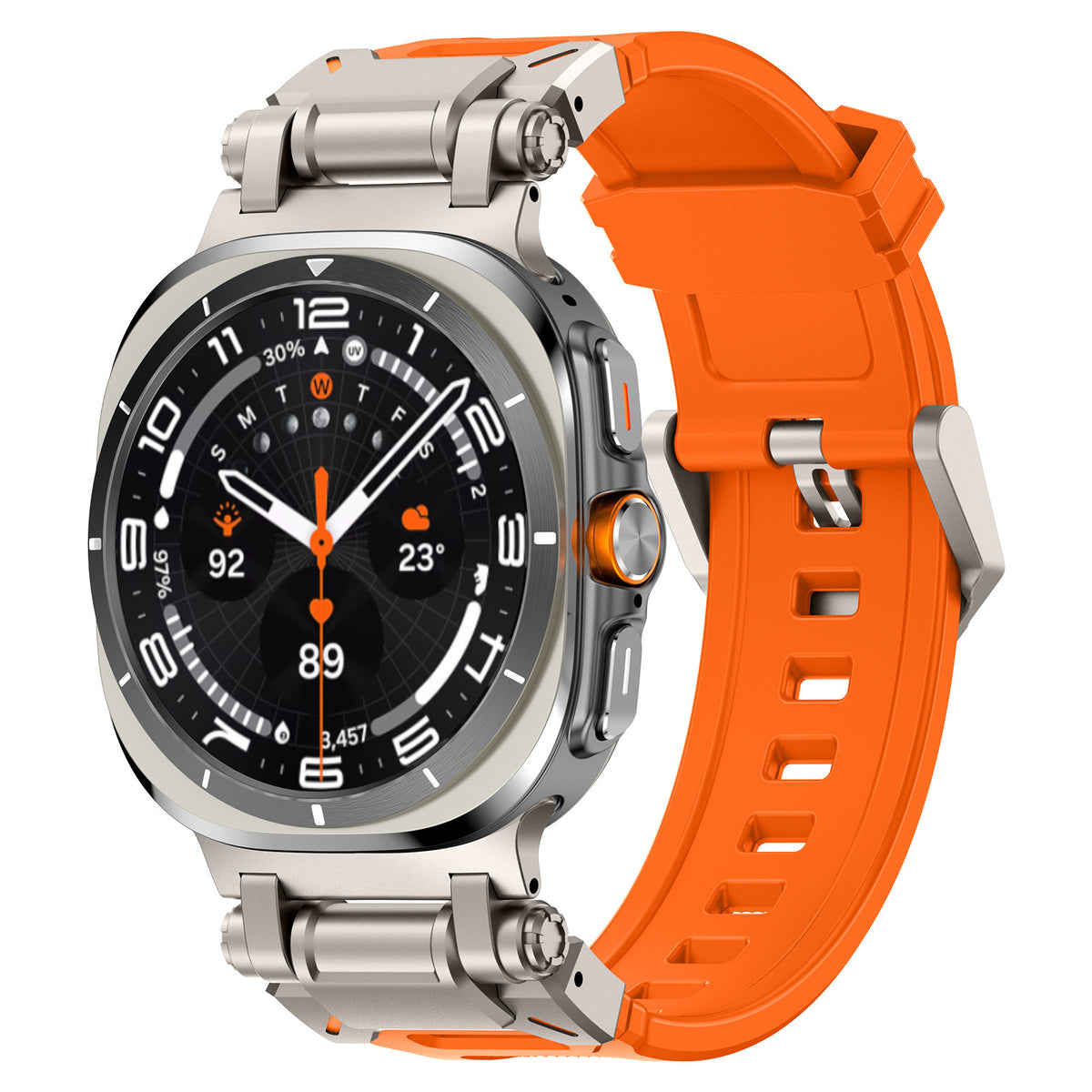 TPU and Silicone Explorer-Style Watch Strap