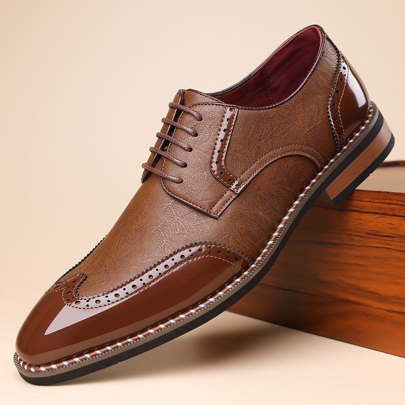 Men's Pointed-Toe Casual Dress Shoes