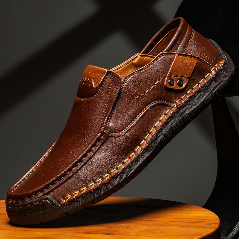 Men's Soft-Sole Business Casual Loafers — product view