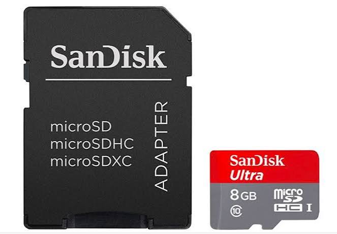 microSD Memory Card — 8 GB